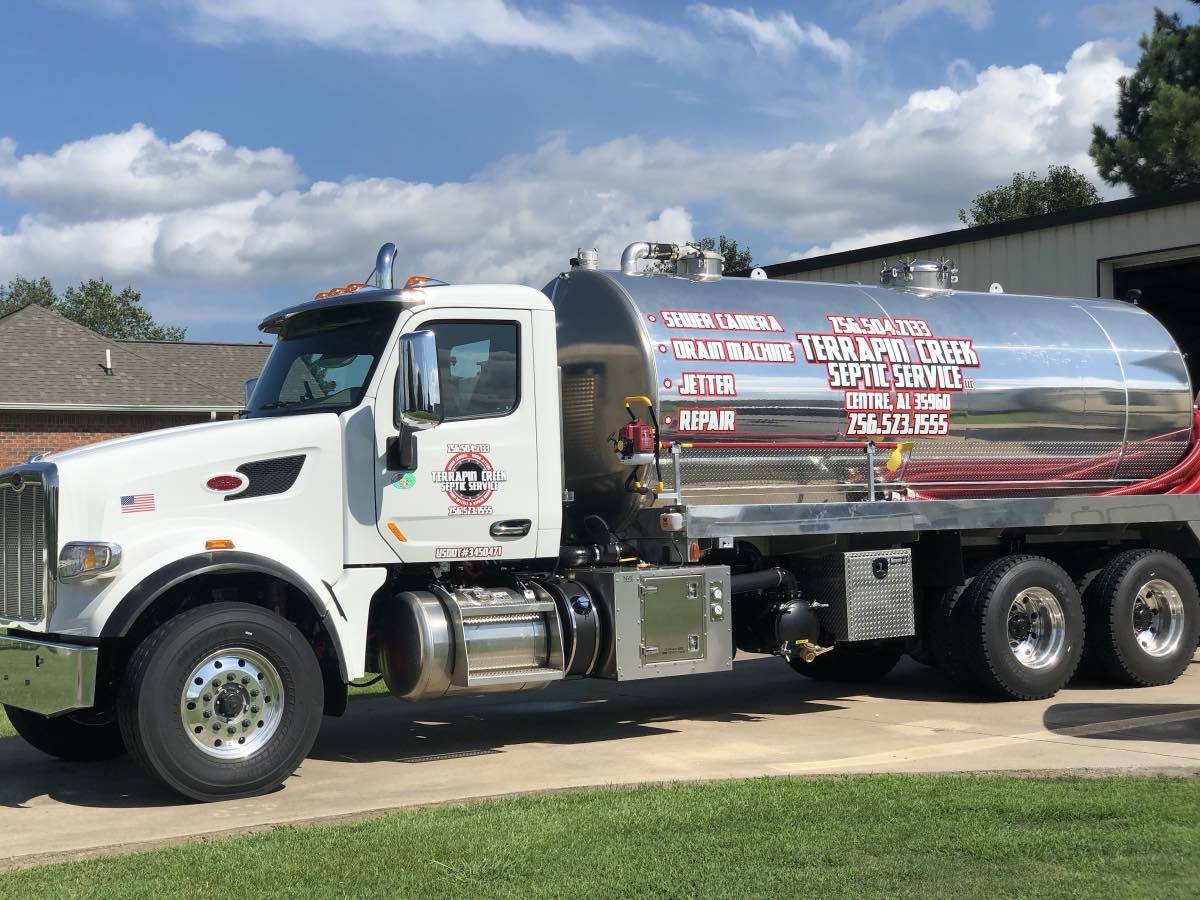 Terrapin Creek Plumbing And Septic Service, LLC septic pumping truck